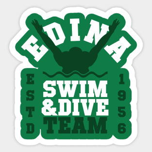 Edina Swim Dive Team Sticker